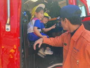 消防署見学２